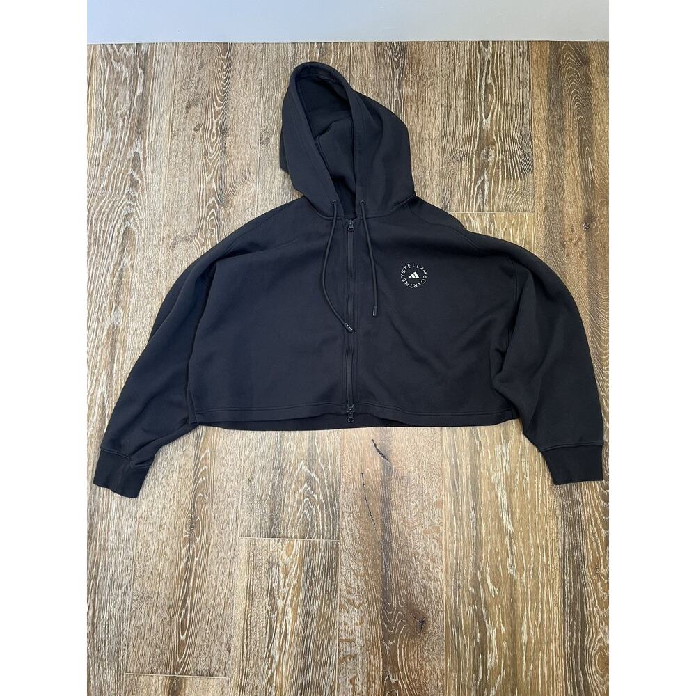 Adidas Stella McCartney cropped zipup hoodie